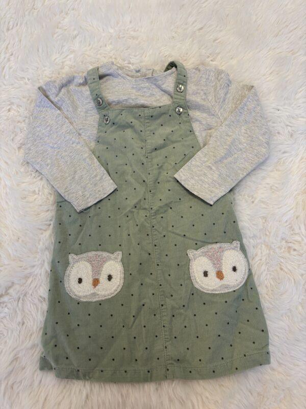 John Lewis Pinafore & Top, 12-18M