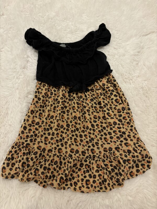 Next Dress With Leopard Print, 4Y