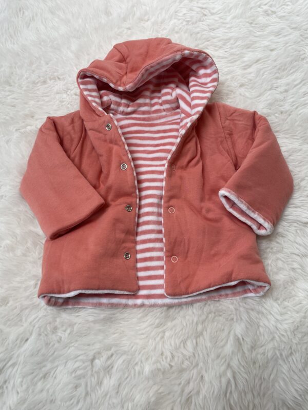 M&S Reversible Hooded Cardigan, 3-6M