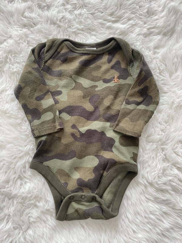 Gap Camo Bodysuit, 3-6M