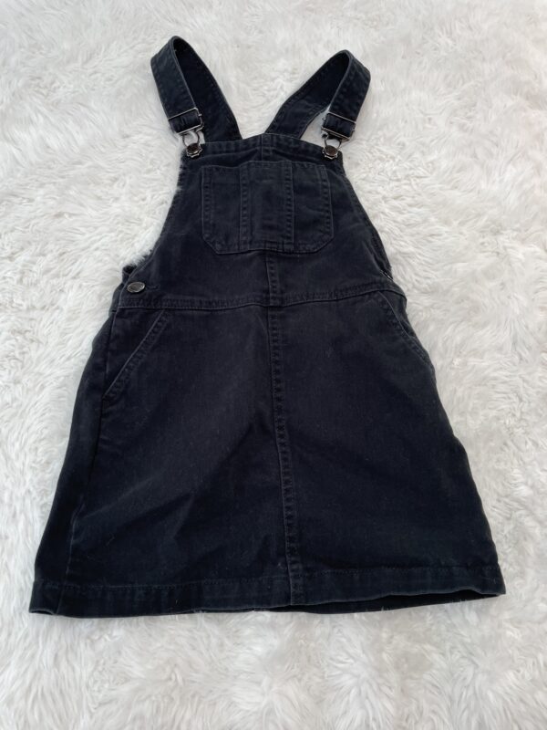 Next Black Denim Pinafore, 7Y