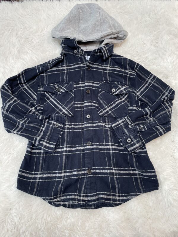 Zara Hooded Lumberjack Shirt*some wear, 10Y