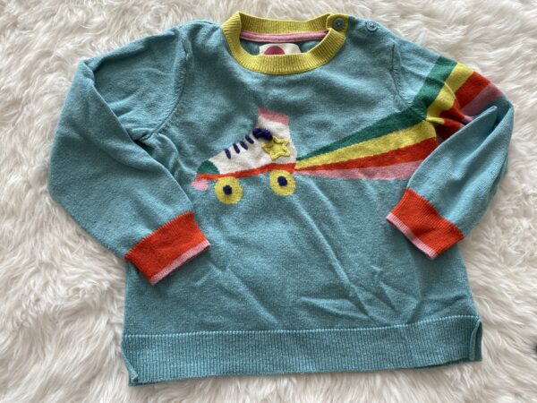 Boden Roller Skate Jumper* light wear, 3-4Y