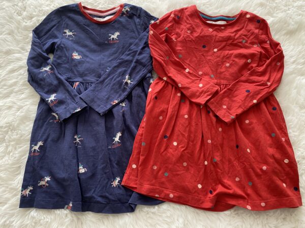 M&S Set of 2 L/S Dresses, 3-4Y