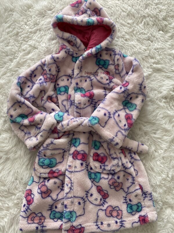 M&S Hello Kitty Dressing Gown* washwear in hood, 3-4Y