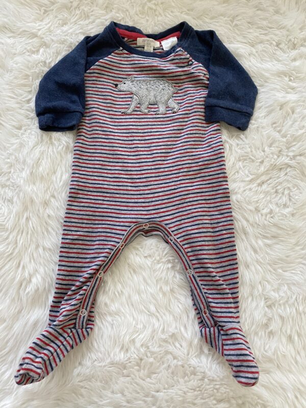 Pure Baby Sleepsuit, 0-3M
