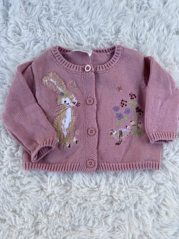 Next Rabbit Cardigan, VGUC, 0-3M