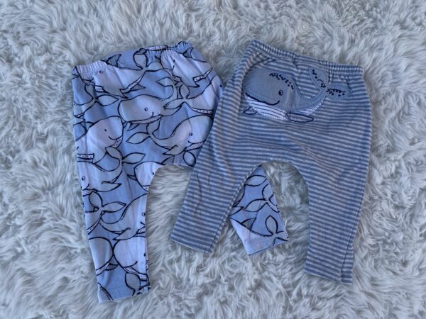 Next Set of 2 Whale Leggings, 3-6M