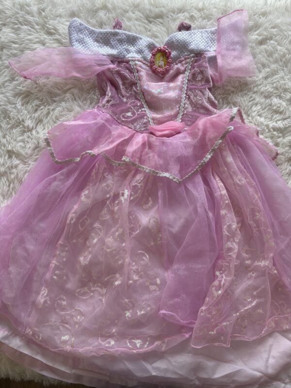 Disney Aurora Fancy Dress*loose threads, 3-4Y