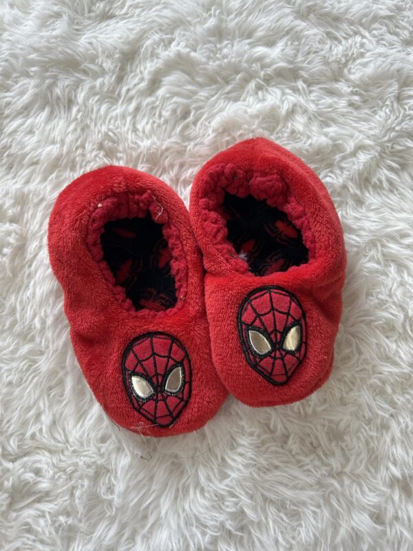 Marvel Spiderman Slippers, Approx Size 7