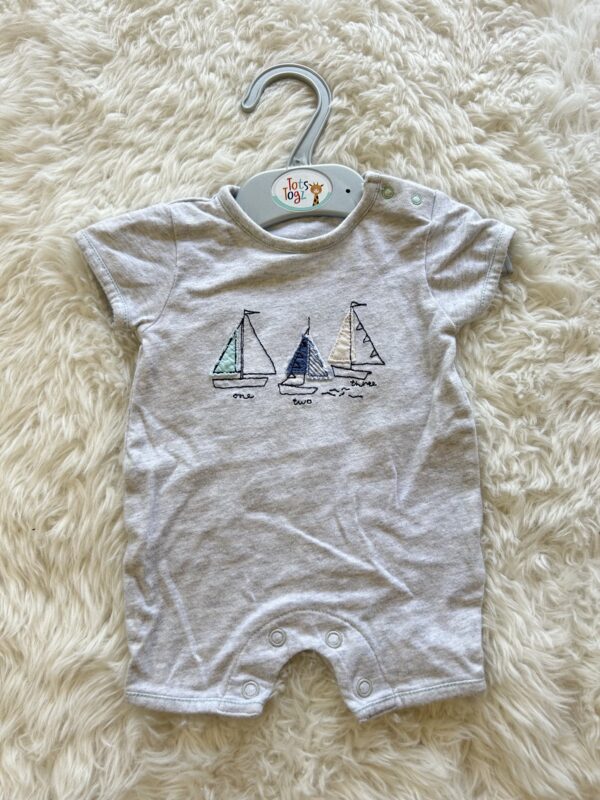 Next Sailboat Romper, First Size
