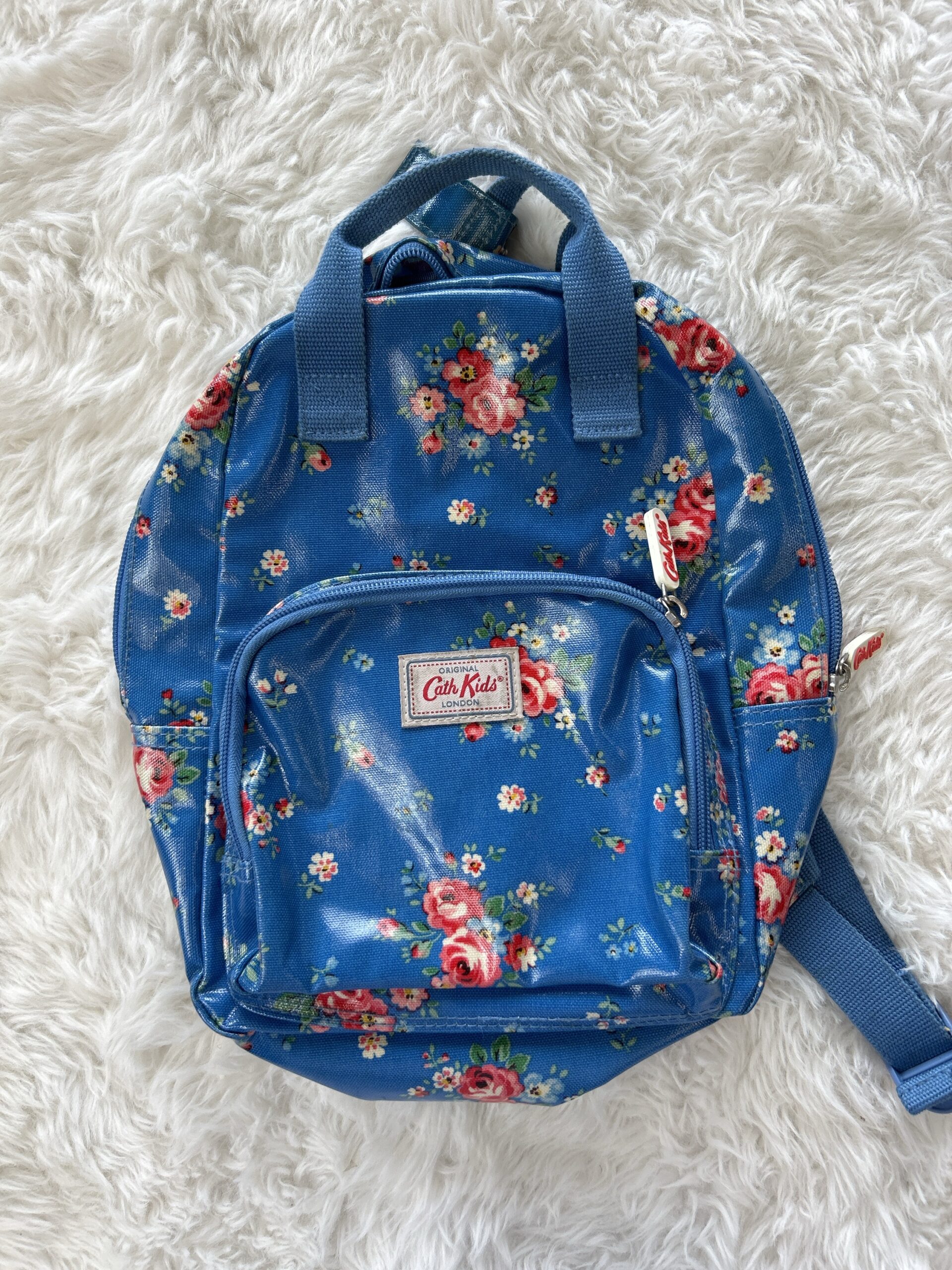 Cath kidston blue floral backpack sale