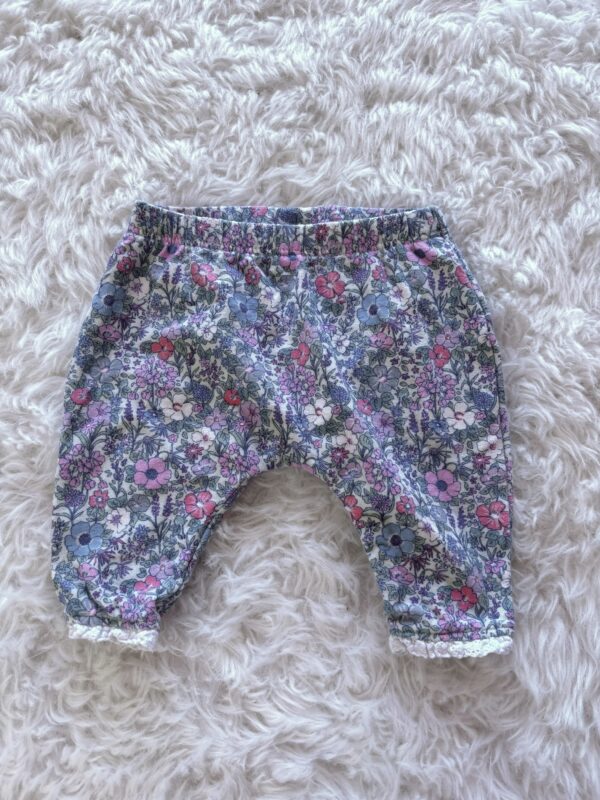 Next Floral Leggings, 0-1M