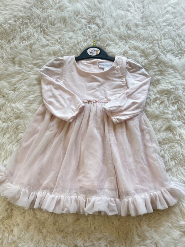 White Company Pink Dress, 6-9M