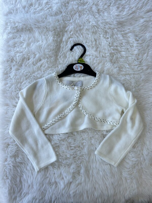 John Lewis Heirloom Collection Beaded Cardigan, 2Y, BNWT