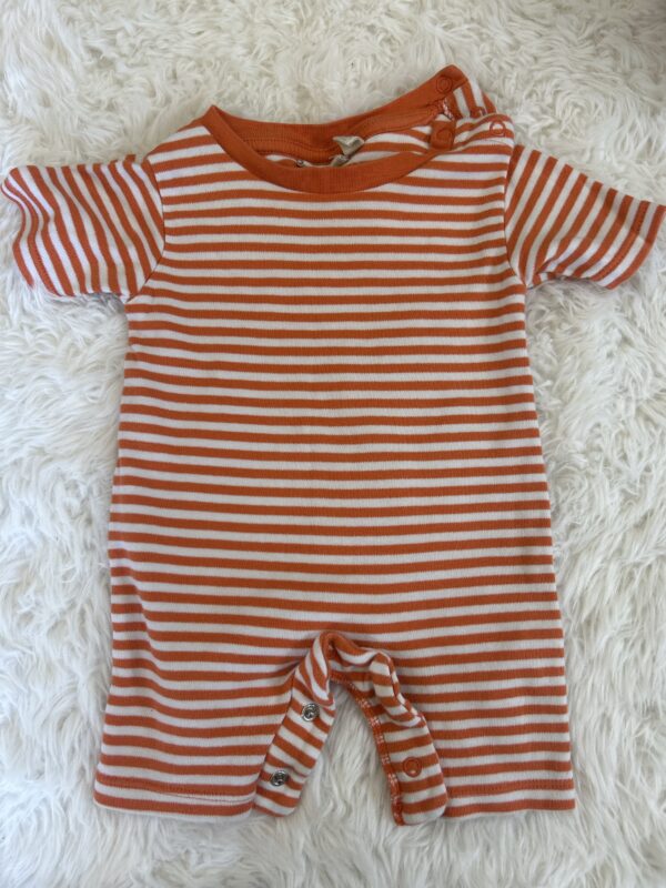 JoJo Striped Romper, 0-3M