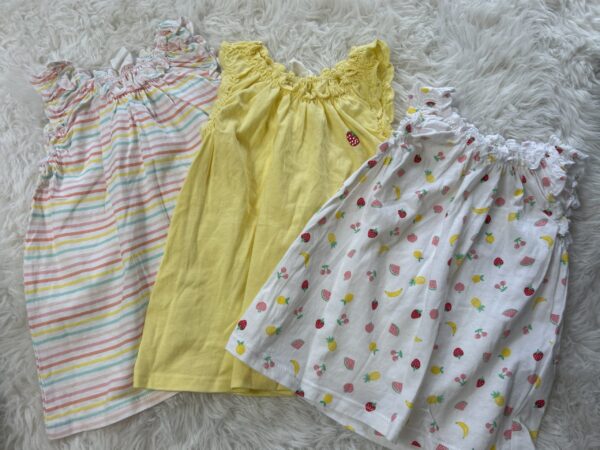 Set Of 3 Dresses, 6-9M, EUC