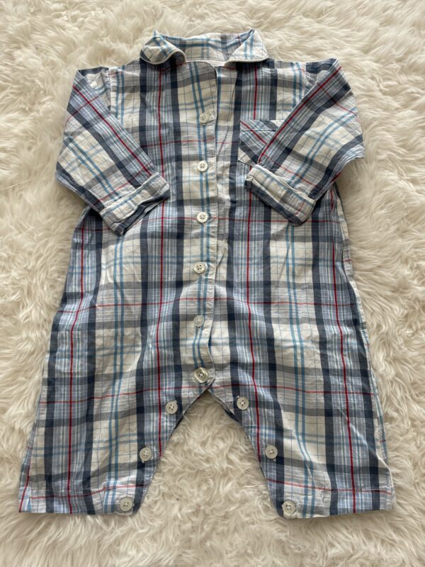 White Company PJ Romper, 3-6 Months