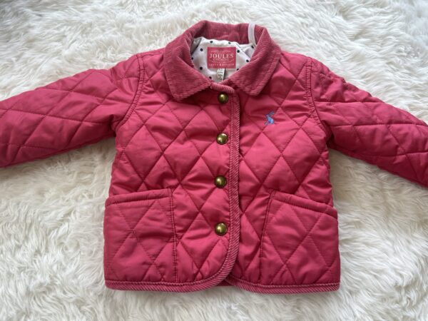 Joules Quilted Coat, 6-9M