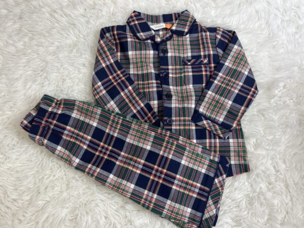 John Lewis Checked PJ set, 3-6M