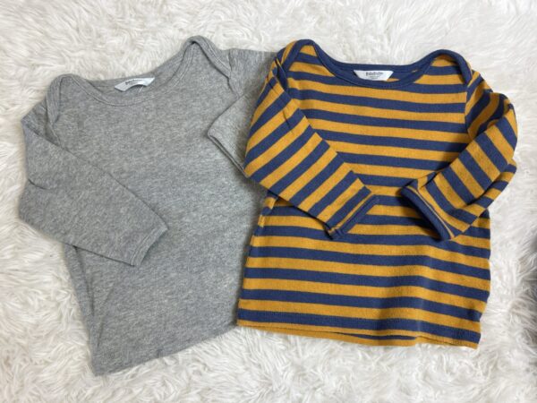 Boden Set Of 2 L/S Tops, 3-6M