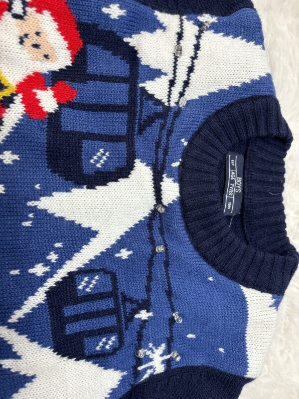 Matalan Light Up Christmas Jumper, 7Y - Image 2