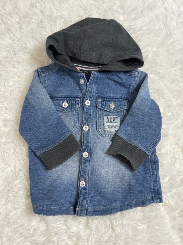 Next Denim Shacket, 6-9M