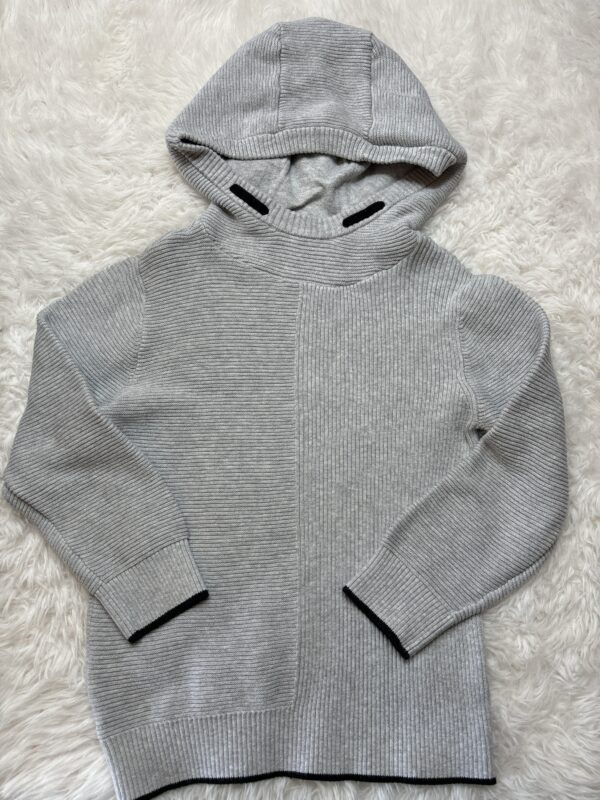 Next Ribbed Hooded Jumper,