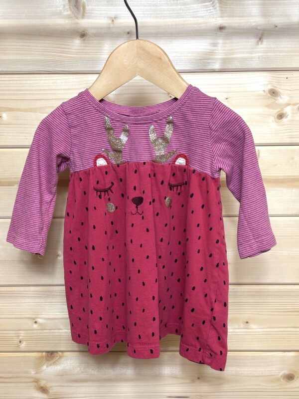 Next Reindeer Dress, 3-6M - Image 3