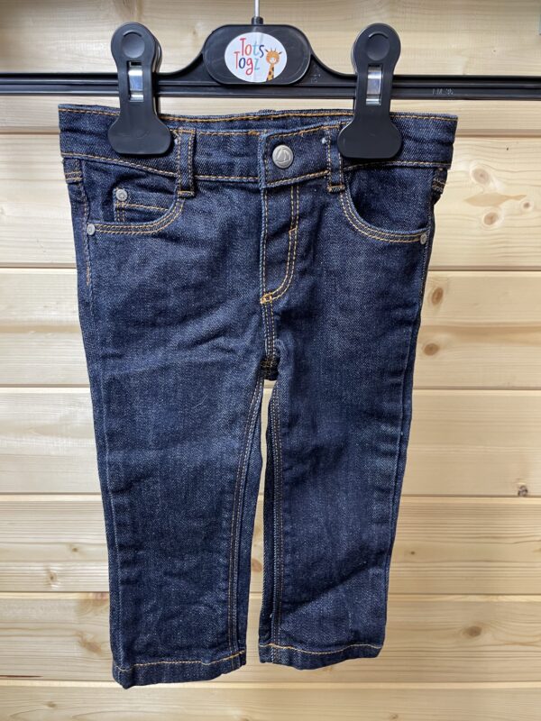 Petit Bateau Jeans, 12 Months - Image 2