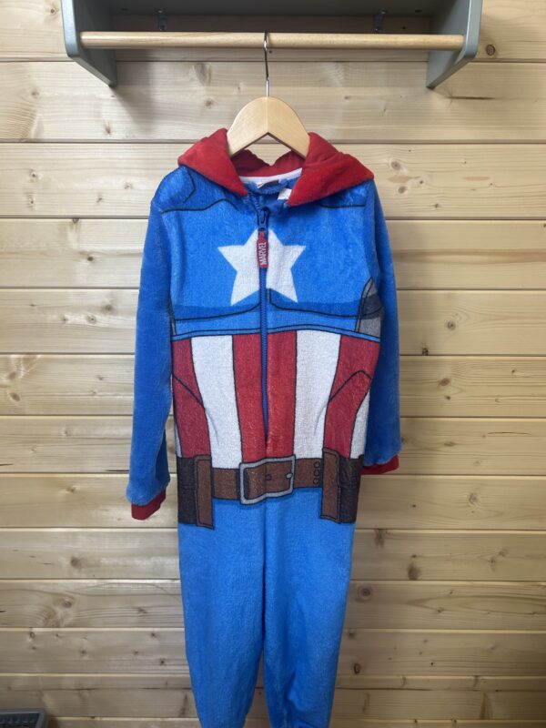 Marvel Captain America Onesie, 7yrs - Image 2