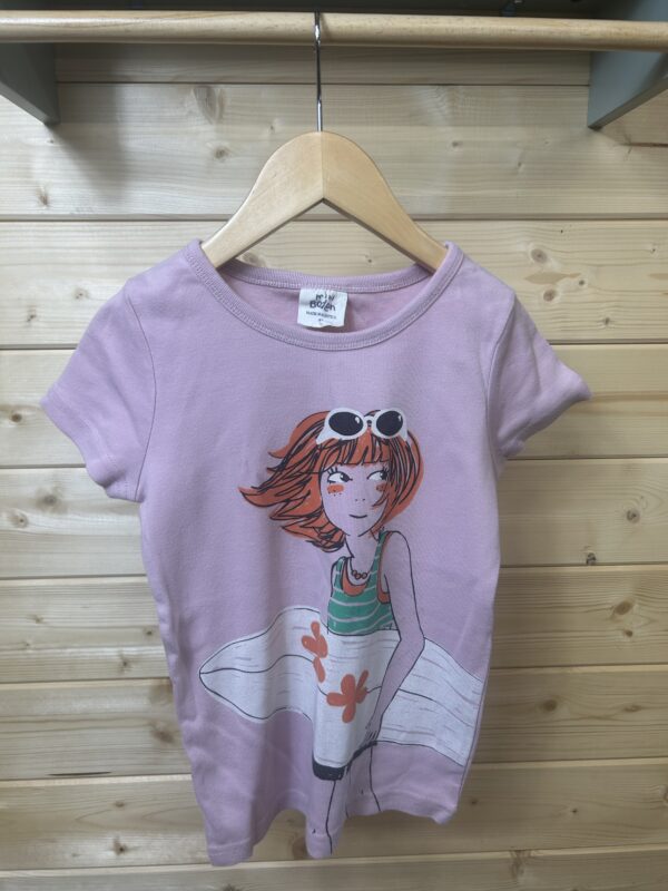 Boden Surf Girl T-Shirt, 7-8yrs *washworn - Image 2