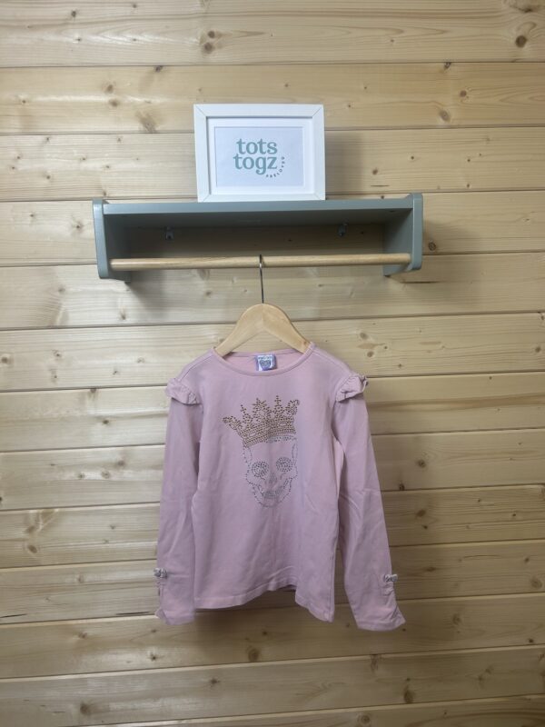 Angels face L/S Top, 6-7yrs *missing gem