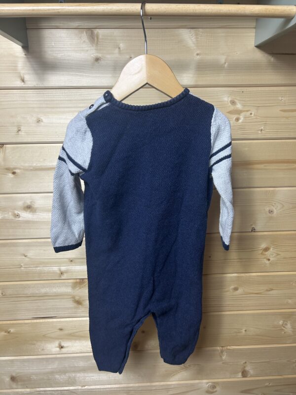 White company Romper, 6-9m - Image 3