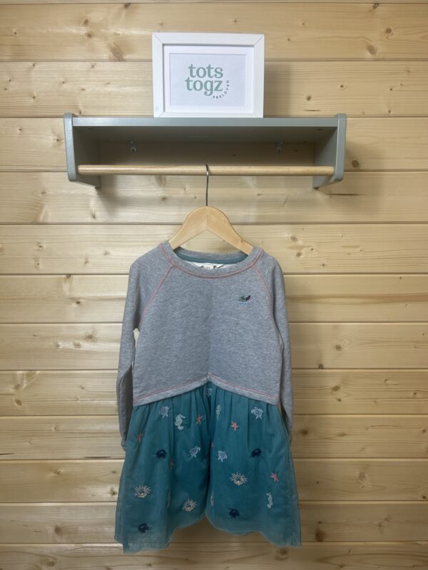White stuff dress, 5-6y