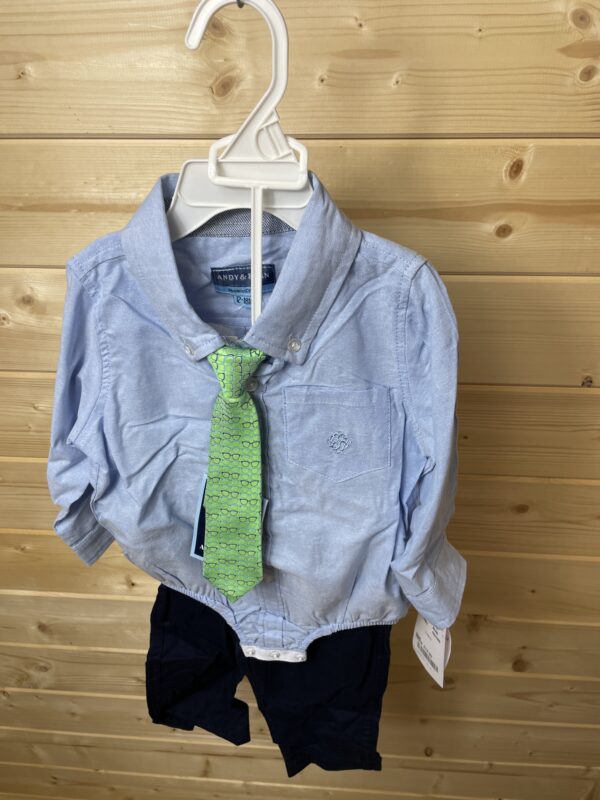 Brand Unknown Set of 3 - Shirt, Trousers & Tie, 12-18 Months