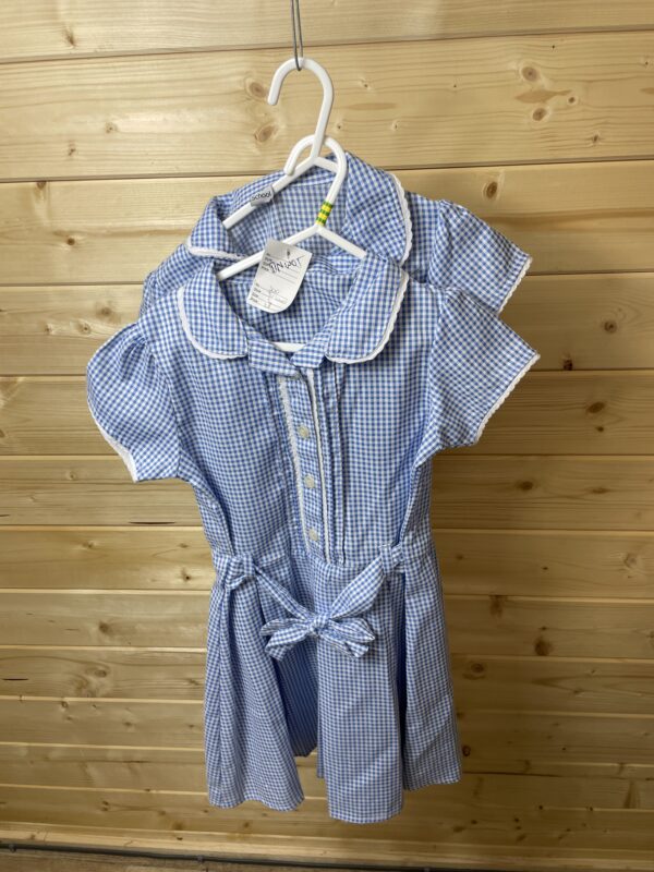 Tu Set of 2 Blue Gingham Summer School Dresses, BNWOT, 5 Years