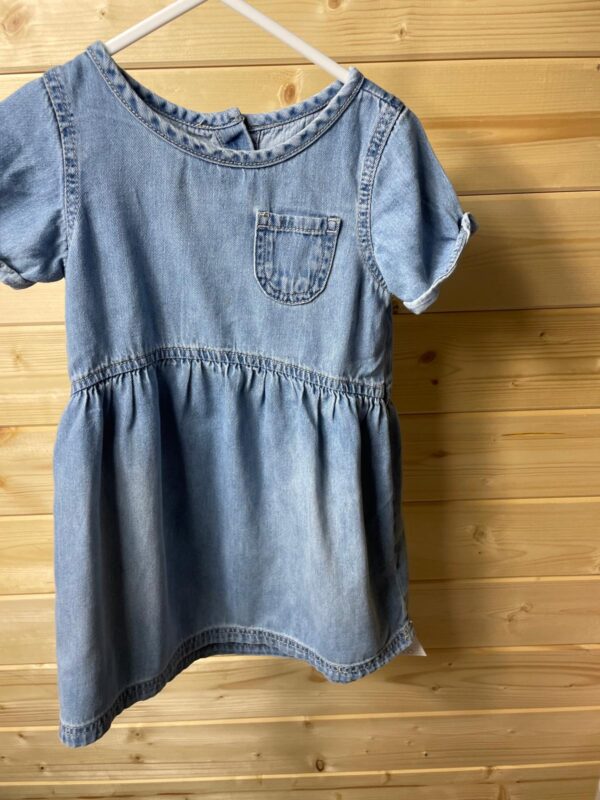 Next Denim Dress,* stain in middle, 2-3 Years